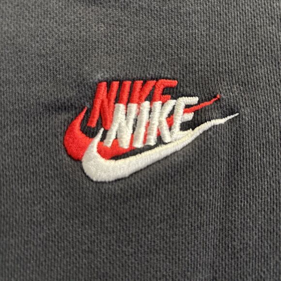Nike Essentials French Terry Sweatshirt Embroidered Multi Logo Men's Size Large - Picture 12 of 15